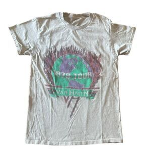 Van Halen 1979 World Tour Merchandise Mens Tee Shirt